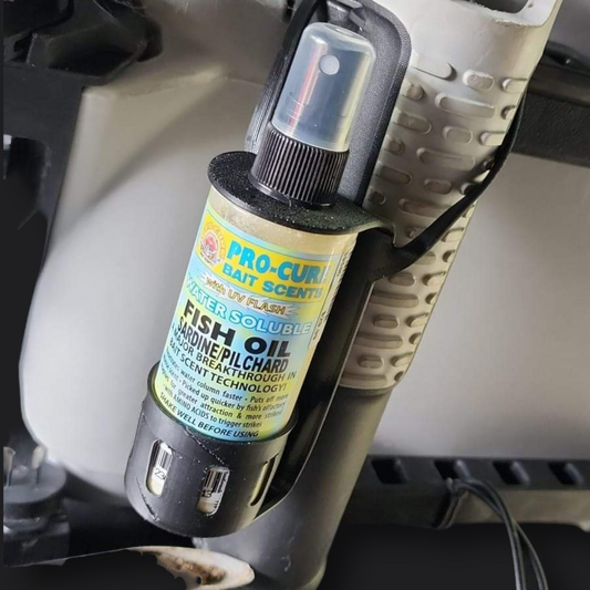 Secret Sauce Gel // PRO CURE Scent Spray Fish Oil Bottle holder