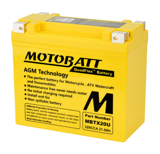 MBTX20U -- 20ah Battery Upgrade MBTX20U